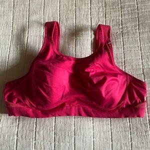Brooks Moving Comfort Sports Bra 40C Maia Hot Pink